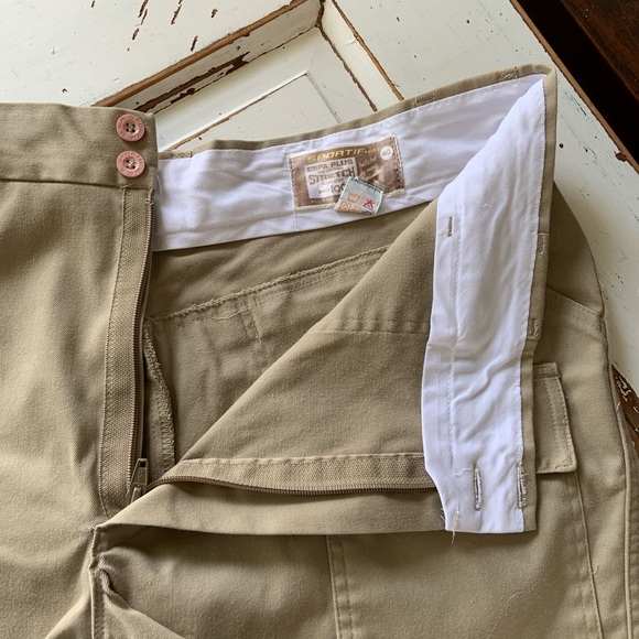 Vintage 1990’s Sportiff Shorts Double Pink Button - Picture 3 of 10